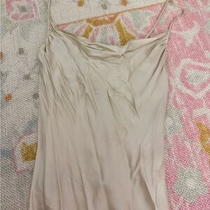 Wilfred champagne Satin Top